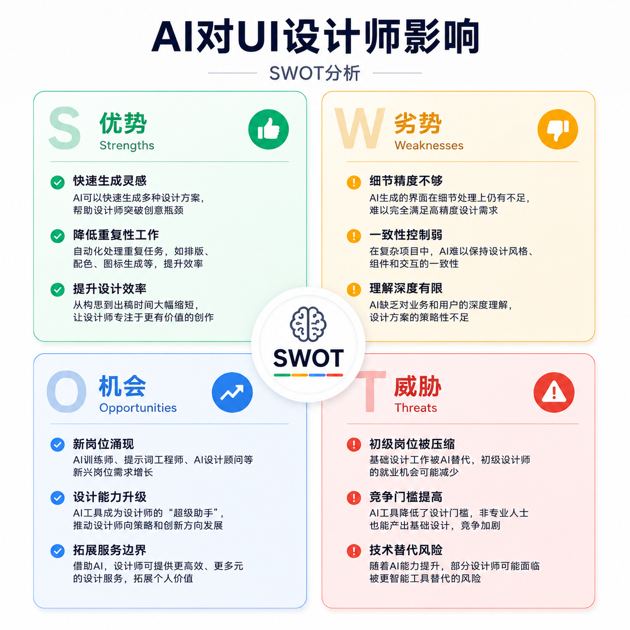 GPT Image 2 generated AI impact on UI designers SWOT analysis